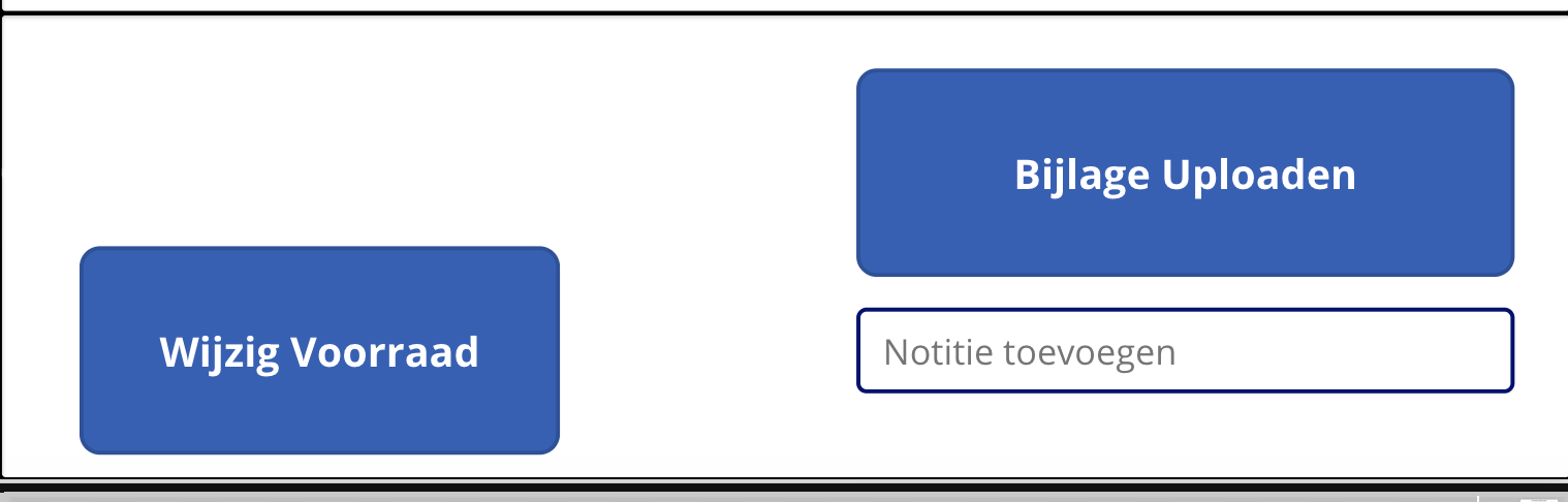 Power Apps controls for stock updates and attachment upload