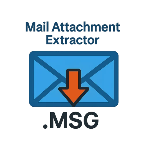 Icon of the Email MSG Attachment Extractor JavaFX application